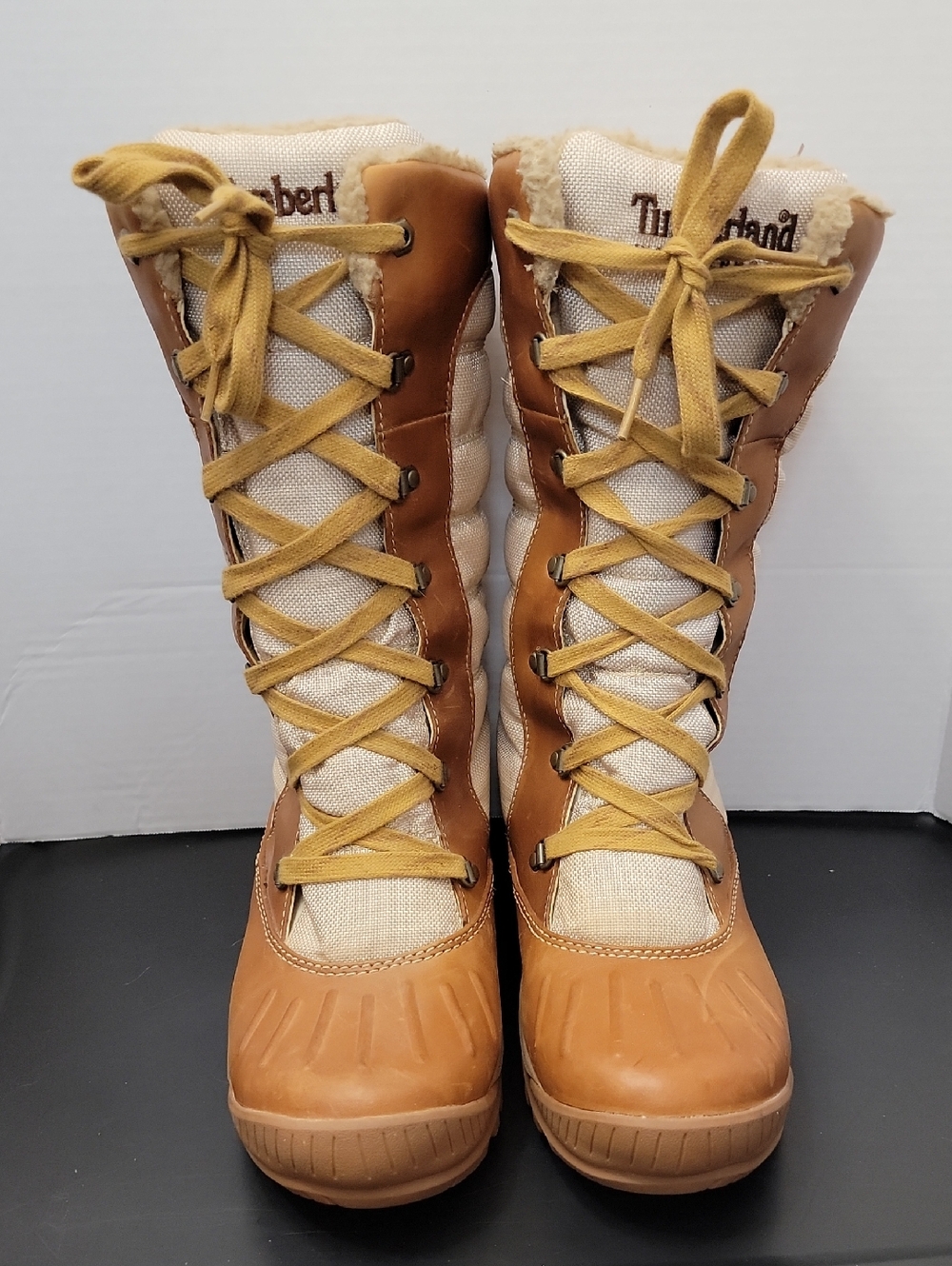 Timberland Women's Earthkeepers Mount Holly Tall Lace Duck Boots